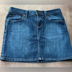 Gap Jeans Denim Mini Skirt size 1